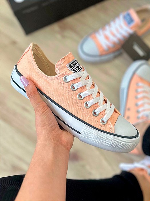 All Star Salmão Tecido