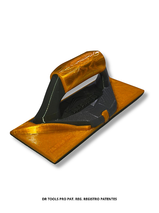 Lixador Retangular linha PRO - Laranja