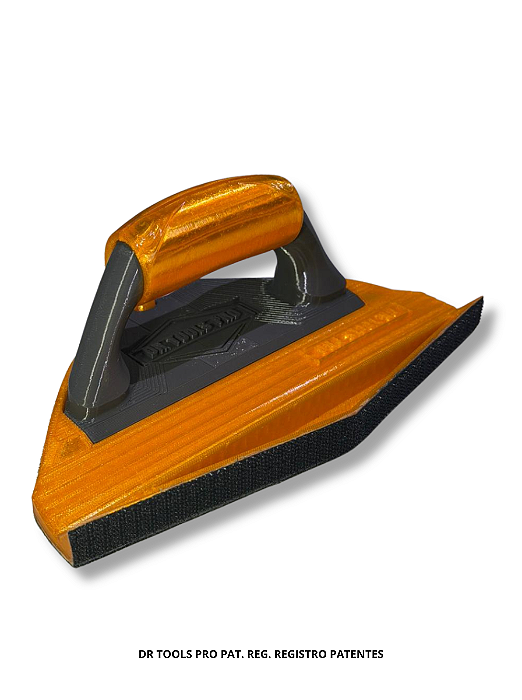 Lixador 225mm com face frontal Ativa - Laranja