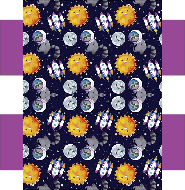 Estojo Box - Foguetes