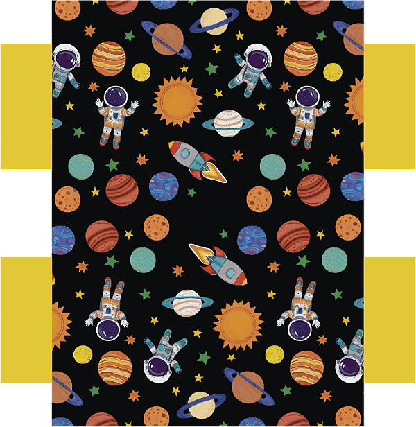 Estojo Box - Foguetes