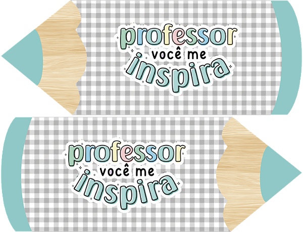 Estojo Lápis - Coleção Professores