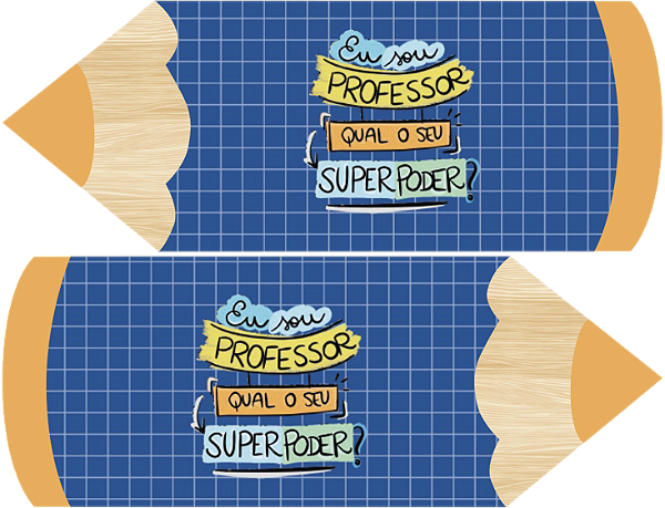 Estojo Lápis - Coleção Professores