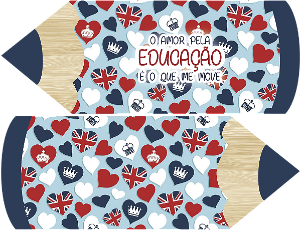Estojo Lápis - Coleção Professores
