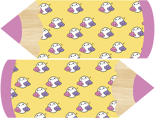 Estojo Lápis - Coleção Colorida