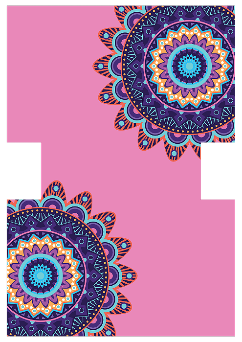 Necessaire Trapézio - Mandala