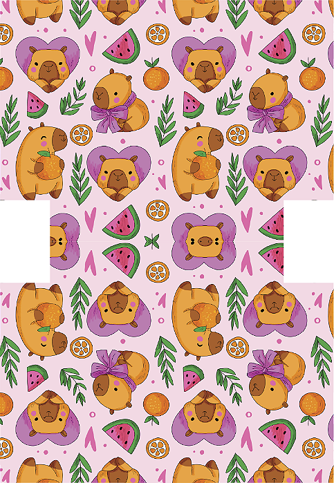 Necessaire Trapézio - Capivara
