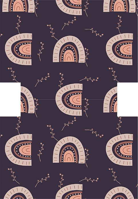 Necessaire Trapézio - Boho