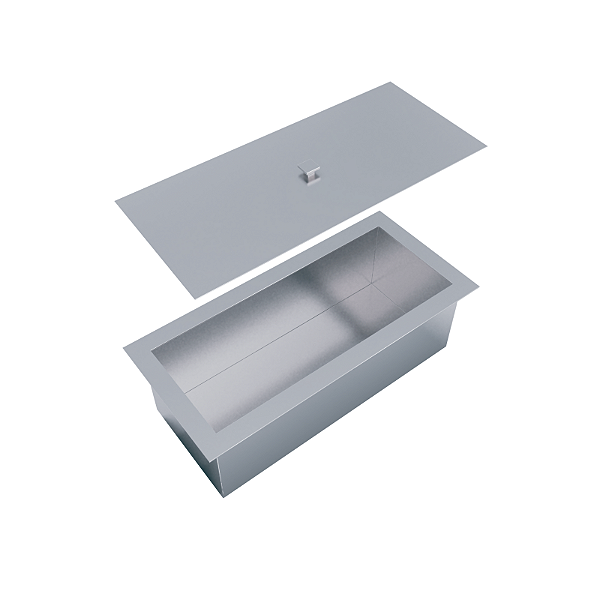 Champanheira Porta Bebidas Inox Tamanho 60x25x20 cm Ecosul