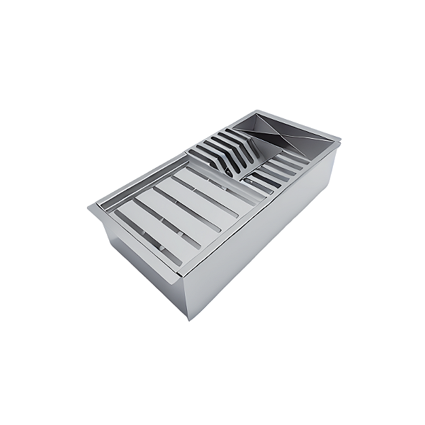Calha Acessório Para Cuba Ecosul Aço Inox 304