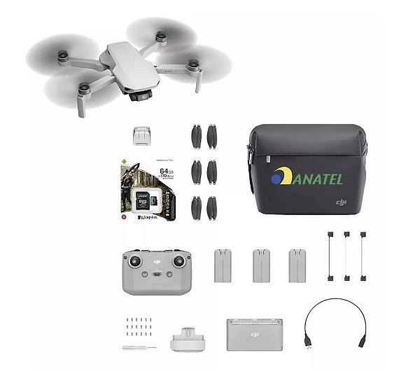 Drone DJI Mini 4K Fly More Combo (Sem tela) BR - DJI058
