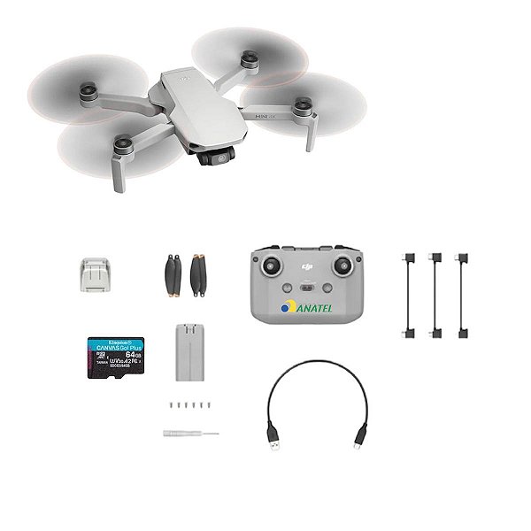 Drone DJI Mini 4K Standard (Sem tela) BR - DJI057
