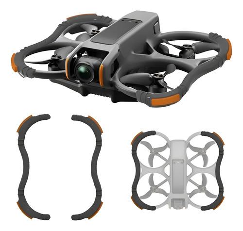 Protetor Dji Avata 2 Anti Colisão Proteção Hélice Drone Dji Preto