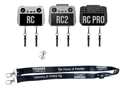 Correia De Pescoço Completa P/ Dji Rc E Rc-2 Mini 3 / 4 Pro