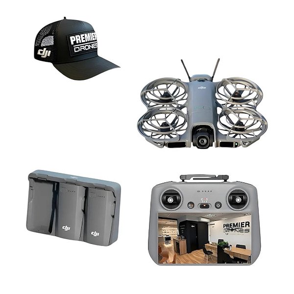 Kit Premier Drone Dji Neo 2 Fly More Combo 3 Baterias C/tela