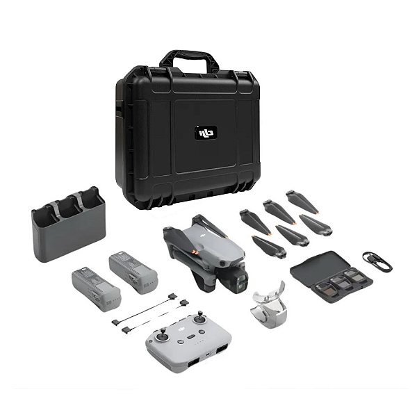 Drone Dji Air 3s Combo Controle S/tela C/maleta Rígida Preto
