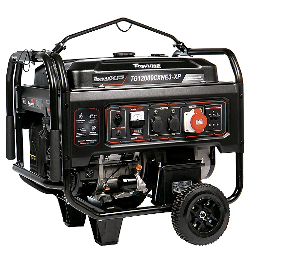 Gerador de Energia Toyama TG12000CXNE3-XP a Gasolina 622cc 3600 RPM Trifásico com Horímetro