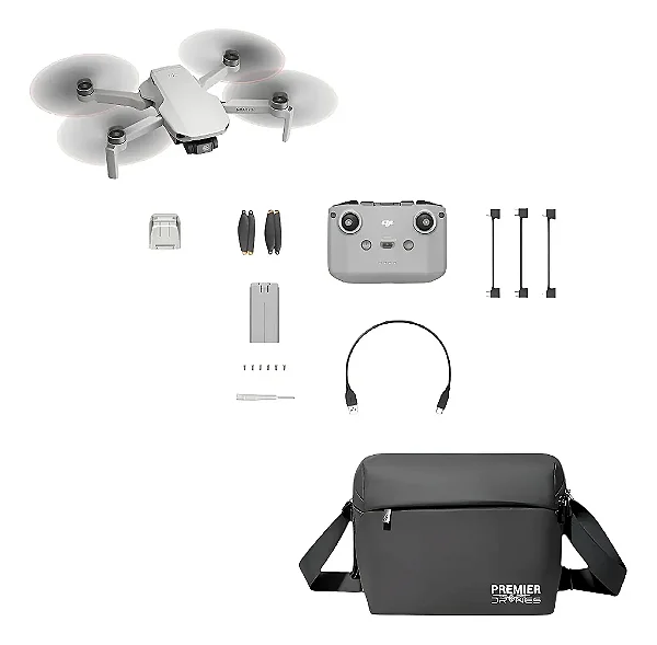 Drone Dji Mini 4k Standard S/tela - S/caixa e Bateria Com Bag Couro