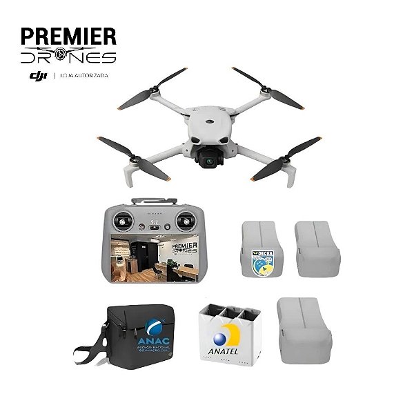 Drone DJI Lito X1 Fly More Combo (Com tela) BR - DJI083