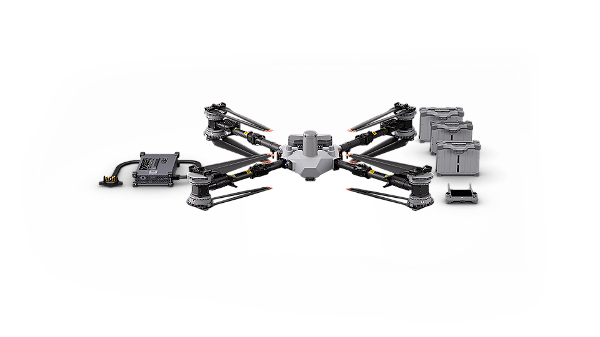 Drone DJI FlyCart 100 com (3 Baterias, Carregador e Controle Plus 2 DJI Delivery)