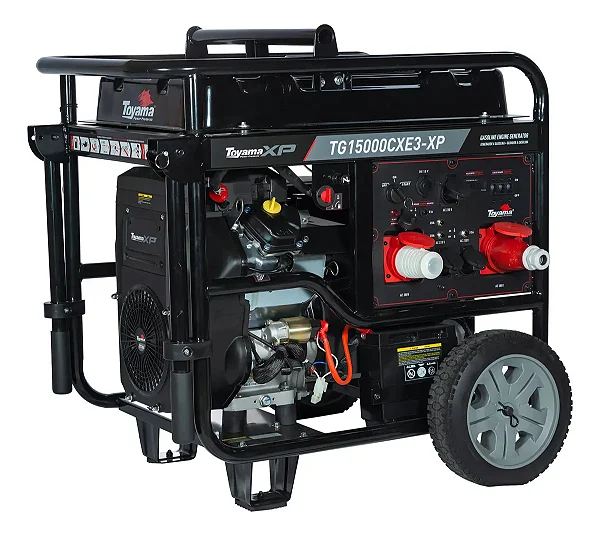 Gerador de Energia Toyama TG15000CXE3-XP 17kVA Gasolina 380V Trifásico