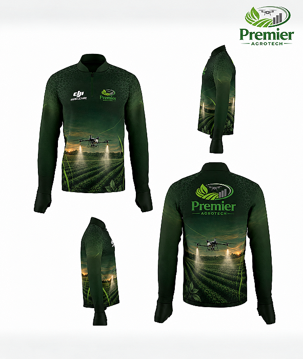 Camiseta UV50 Manga Longa com Punho - Premier Tech
