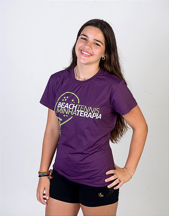 Camisa Para Beachtennis em Poliamida - Beachtennis Minha Terapia