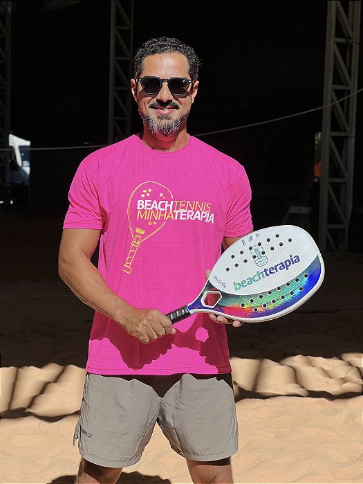 Camisa Manga Curta- Beach Tennis MInha Terapia