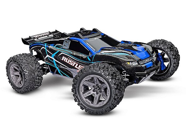 TRAXXAS RUSTLER 4X4 BL-2S HD 67164-4-BLUE