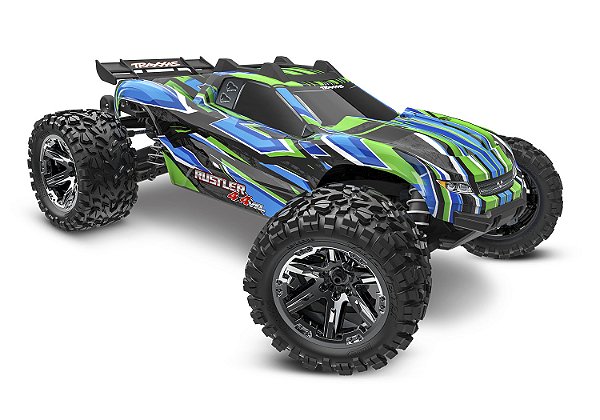 TRAXXAS RUSTLER VXL 4X4 BRUSHLESS HD 67376-4-VERDE