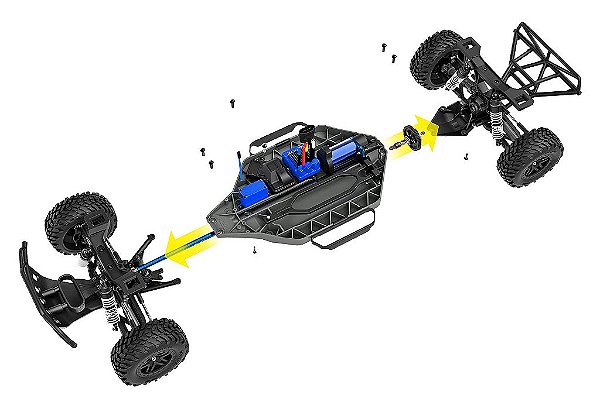 TRAXXAS SLASH 4X4 VXL 68286-4-ORNG