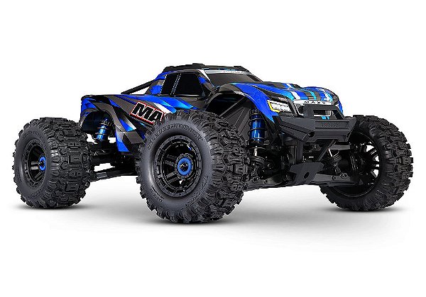 TRAXXAS MAXX WITH WIDEMAXX 89086-4-AZUL