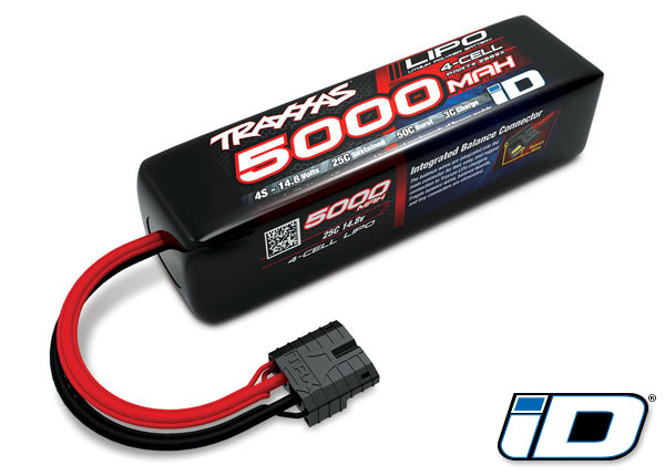 BATERIA TRAXXAS LIPO 5000MAH 14.8V 4S 25C (LONG) 2889X