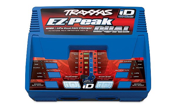 CARREGADOR TRAXXAS EZ-PEAK DUAL 8-AMP CHARGER