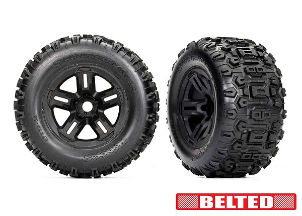 RODAS E PNEUS 3.8 BLK CHRM W/SLDGEHMR Sledge (2) 9573