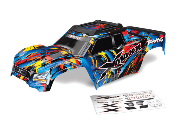BOLHA TRAXXAS X-MAXX RNR (PINTADA E ADESIVOS)
