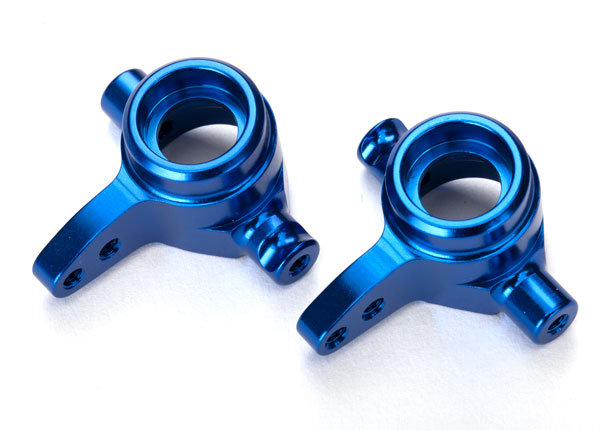 STEERING BLOCK ALUMINUM BLUE