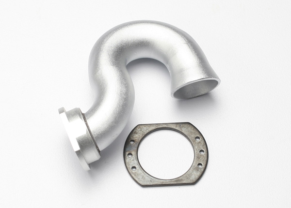 TRAXXAS EXHAUST HEADER SILVER 2.5 2.5R e 3.3