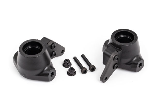 STEERING BLOCKS L//R ALUM DARK