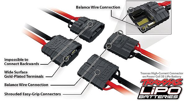 BATERIA TRAXXAS LIPO 1400mah 11,1v 3 CELULAS 25C