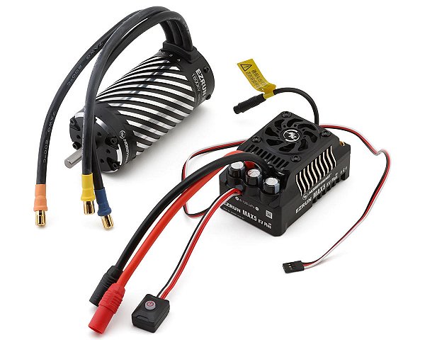 HOBBYWING EZRUN MAX5 HV PLUS G2 ESC + MOTOR 56118SL 1600KV – COMBO BRUSHLESS COM SENSOR