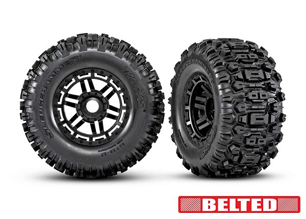 RODAS MAXX "28 PRETAS E PNEUS SLEDGEHAMMER