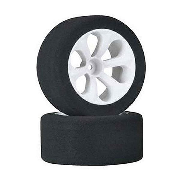 TRAXXAS RODAS E PNEUS ESPUMA JACO PRISM 1/10 HEX 12MM (ROSA)