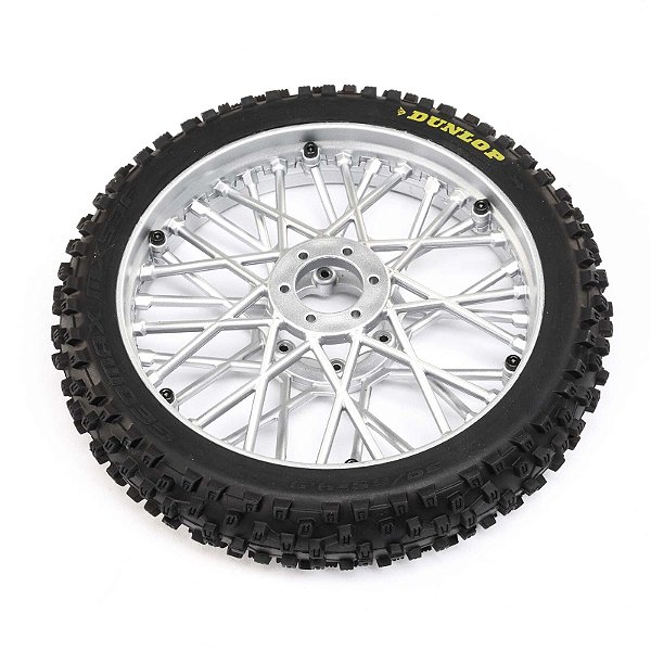DUNLOP MX53 – PNEU DIANTEIRO CROMADO MONTADO MX (LOS46006)