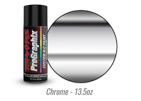 TRAXXAS TINTA SPRAY CROMADA PROGRAPHIX (383 G)