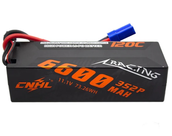 BATERIA LIPO CNHL RACING SERIES 6600MAH 11.1V 3S 120C-EC5