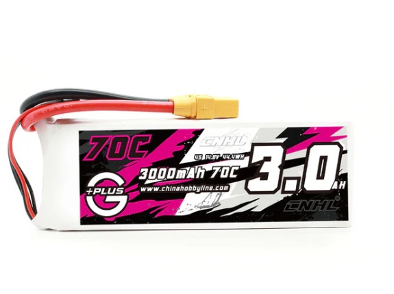 BATERIA LIPO CNHL G+PLUS 3000MAH 14.8V 4S 70C-XT90
