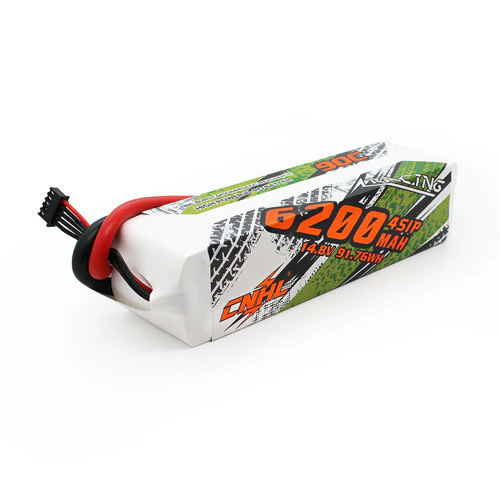 BATERIA LIPO CNHL RACING SERIES 6200MAH 14.8V 4S 90C-EC5