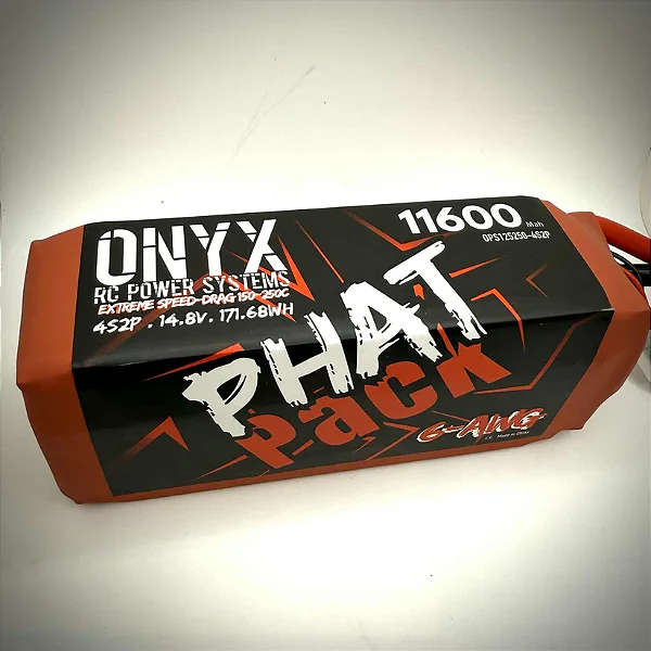 BATERIA LIPO ONIX PHAT PACK 11.600mah 4S 2P 6awg