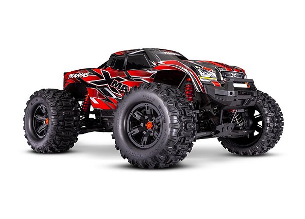 KIT TRAXXAS X-MAXX 2026- 8S BELTED 77096-4-RED+2x LIPO 4S 6700mah+DUAL CHARGER 26amp